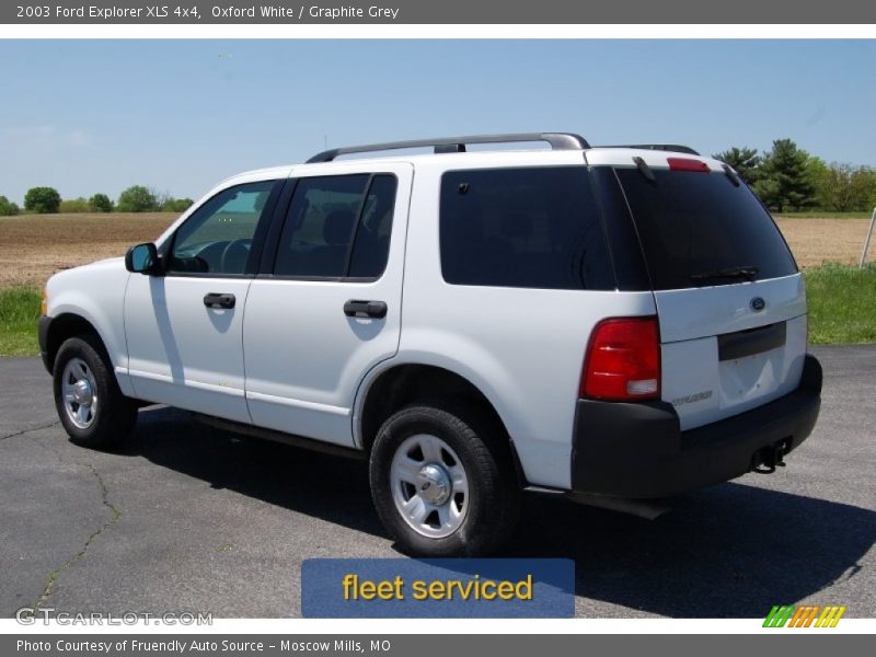 Oxford White / Graphite Grey 2003 Ford Explorer XLS 4x4