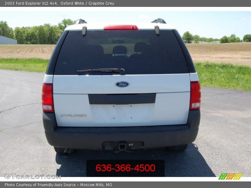 Oxford White / Graphite Grey 2003 Ford Explorer XLS 4x4