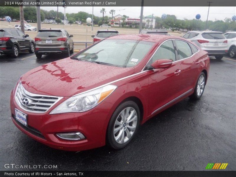 Venetian Red Pearl / Camel 2014 Hyundai Azera Limited Sedan