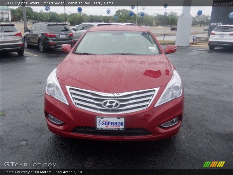 Venetian Red Pearl / Camel 2014 Hyundai Azera Limited Sedan