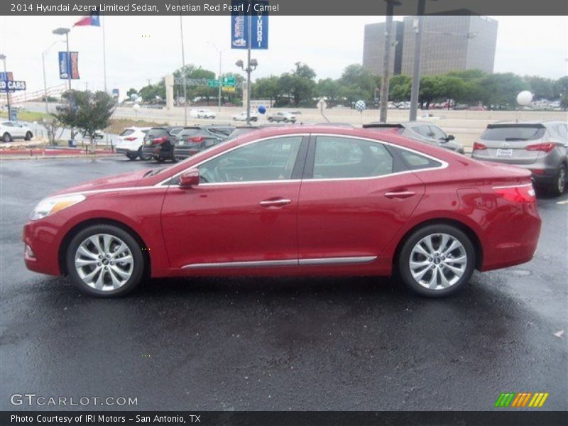 Venetian Red Pearl / Camel 2014 Hyundai Azera Limited Sedan