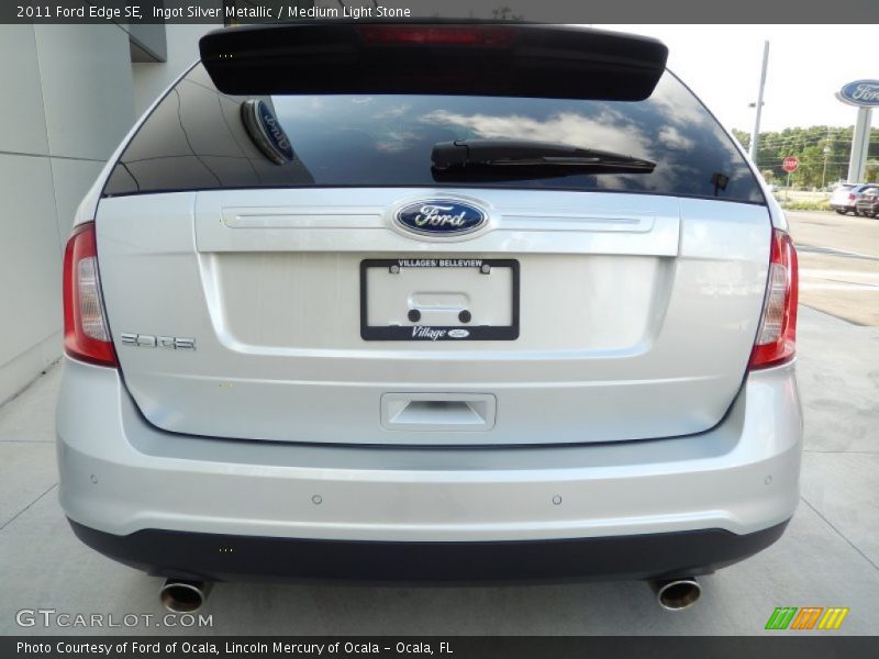 Ingot Silver Metallic / Medium Light Stone 2011 Ford Edge SE