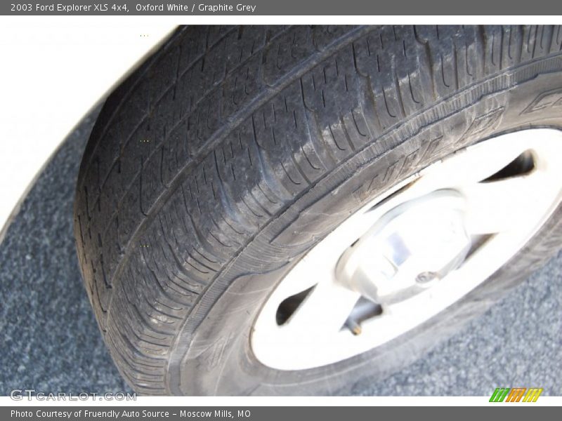Oxford White / Graphite Grey 2003 Ford Explorer XLS 4x4