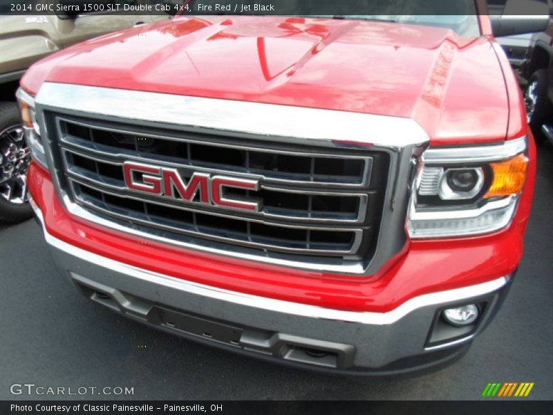 Fire Red / Jet Black 2014 GMC Sierra 1500 SLT Double Cab 4x4