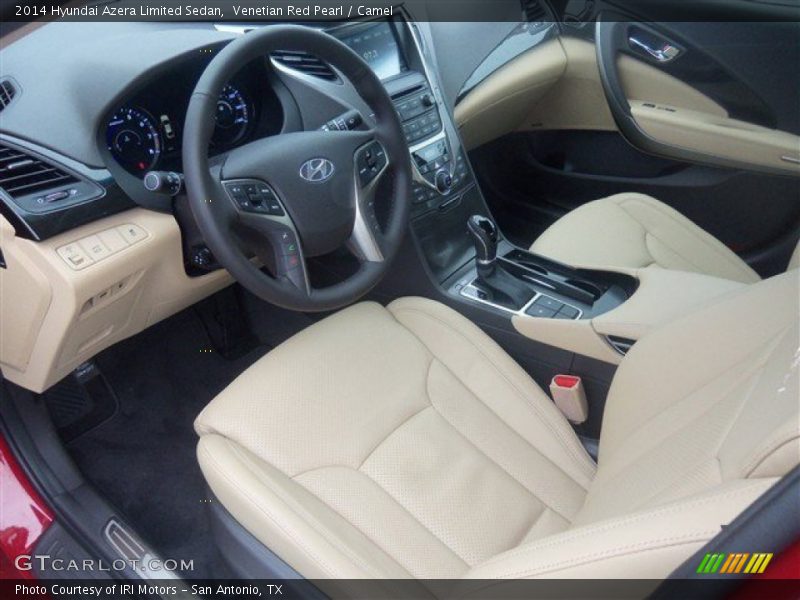 Venetian Red Pearl / Camel 2014 Hyundai Azera Limited Sedan