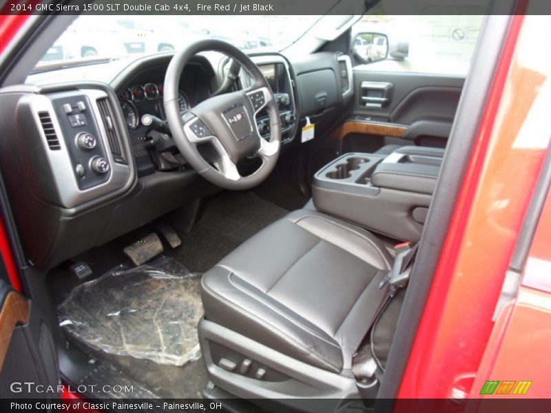 Fire Red / Jet Black 2014 GMC Sierra 1500 SLT Double Cab 4x4