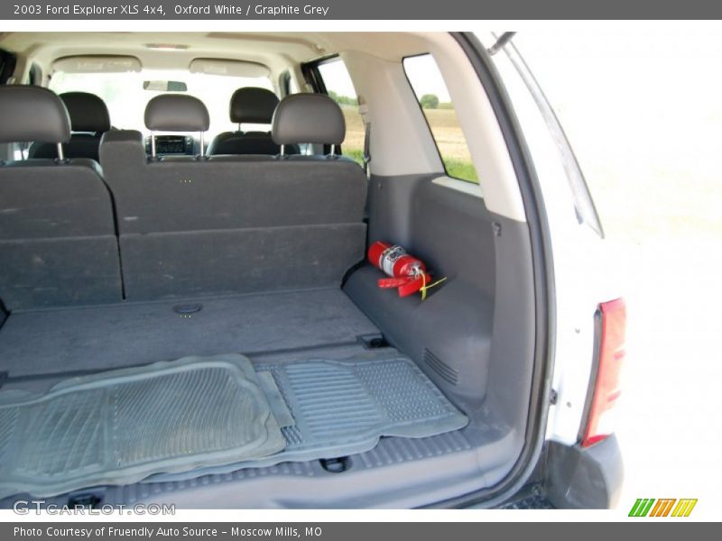 Oxford White / Graphite Grey 2003 Ford Explorer XLS 4x4