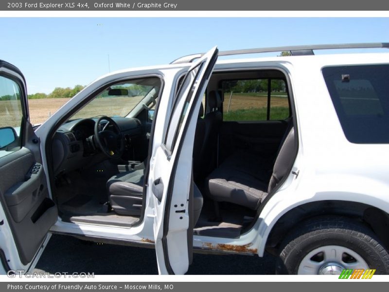 Oxford White / Graphite Grey 2003 Ford Explorer XLS 4x4