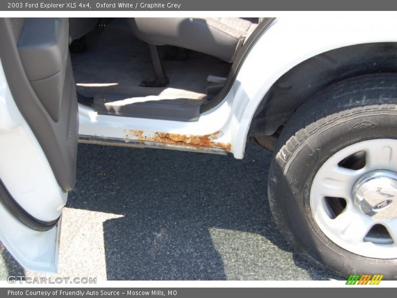 Oxford White / Graphite Grey 2003 Ford Explorer XLS 4x4
