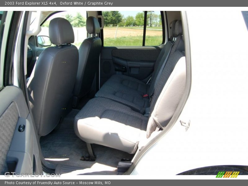 Oxford White / Graphite Grey 2003 Ford Explorer XLS 4x4