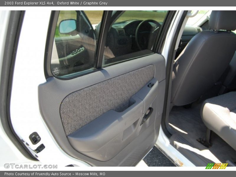 Oxford White / Graphite Grey 2003 Ford Explorer XLS 4x4