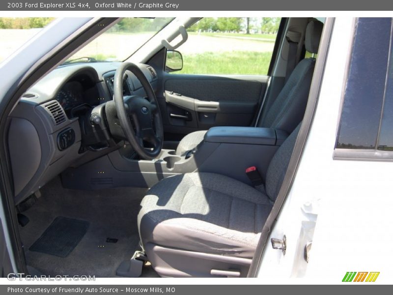 Oxford White / Graphite Grey 2003 Ford Explorer XLS 4x4