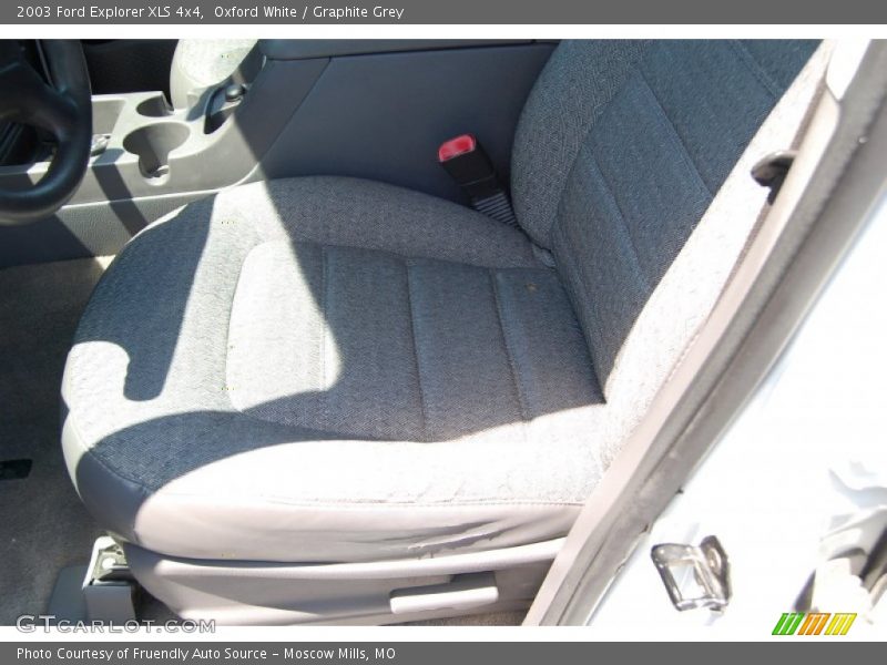 Oxford White / Graphite Grey 2003 Ford Explorer XLS 4x4