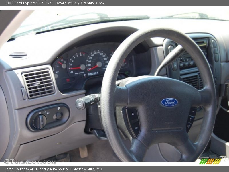 Oxford White / Graphite Grey 2003 Ford Explorer XLS 4x4