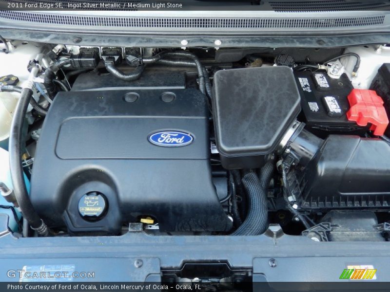 Ingot Silver Metallic / Medium Light Stone 2011 Ford Edge SE