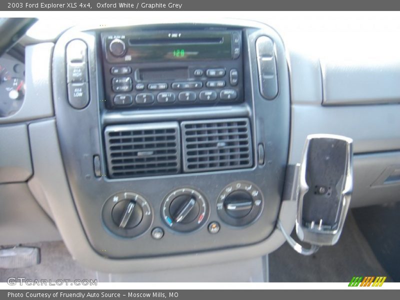Oxford White / Graphite Grey 2003 Ford Explorer XLS 4x4