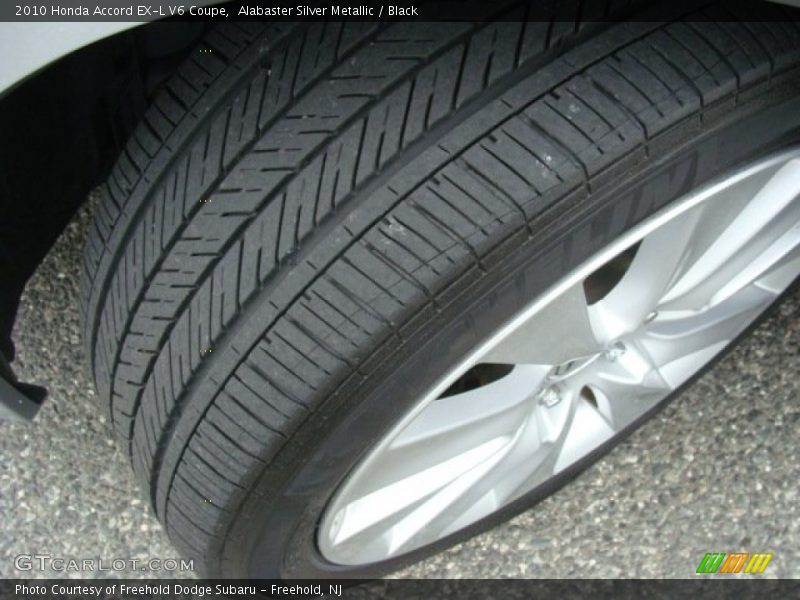 Alabaster Silver Metallic / Black 2010 Honda Accord EX-L V6 Coupe