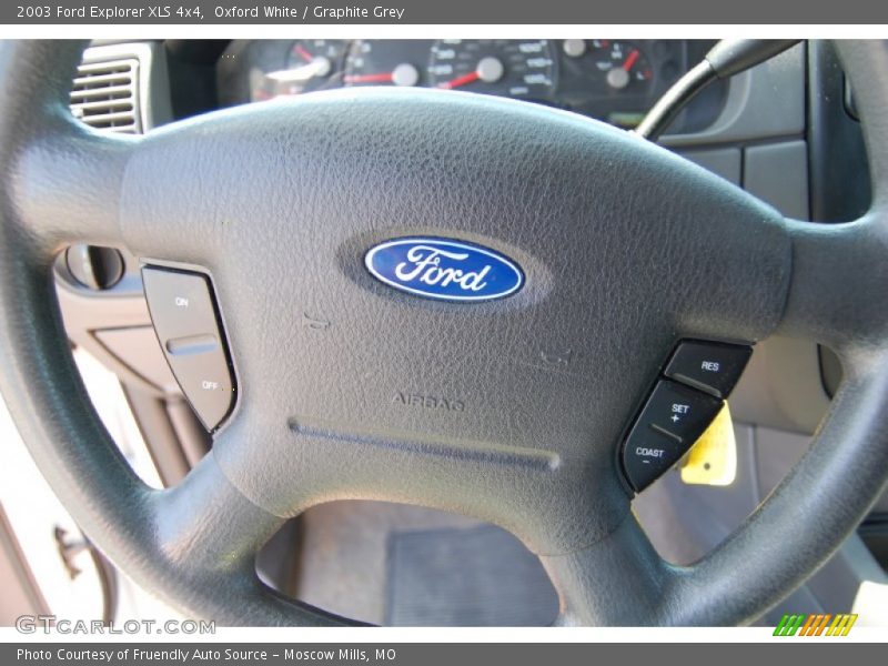 Oxford White / Graphite Grey 2003 Ford Explorer XLS 4x4