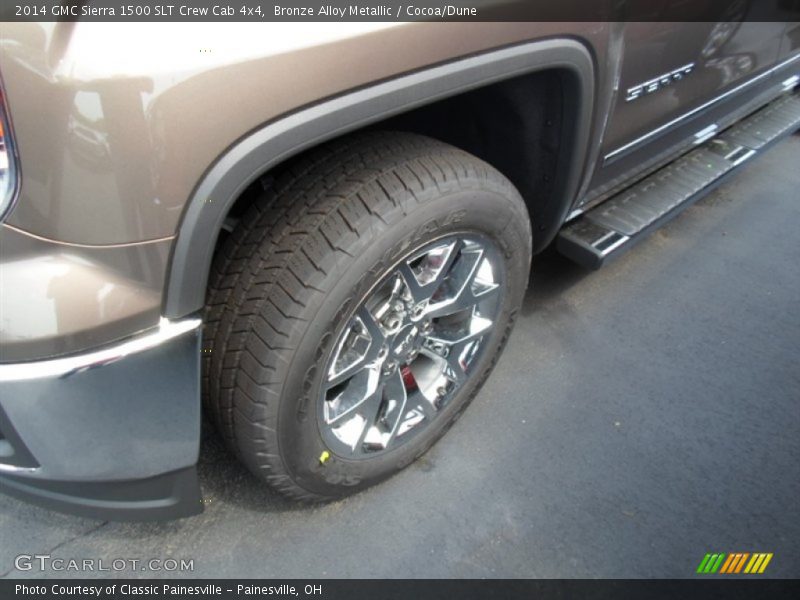 Bronze Alloy Metallic / Cocoa/Dune 2014 GMC Sierra 1500 SLT Crew Cab 4x4