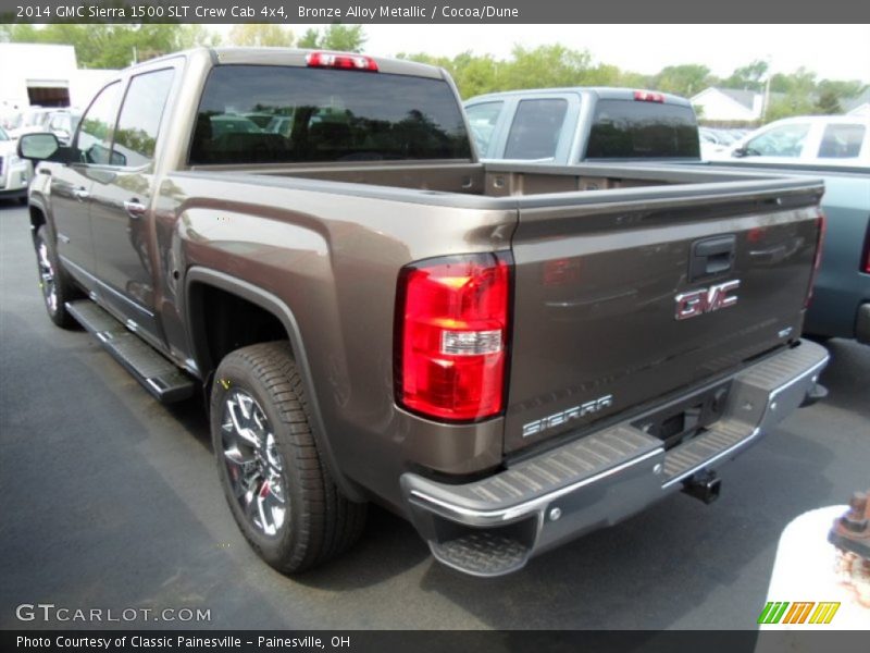 Bronze Alloy Metallic / Cocoa/Dune 2014 GMC Sierra 1500 SLT Crew Cab 4x4