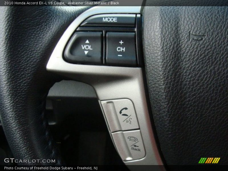 Alabaster Silver Metallic / Black 2010 Honda Accord EX-L V6 Coupe