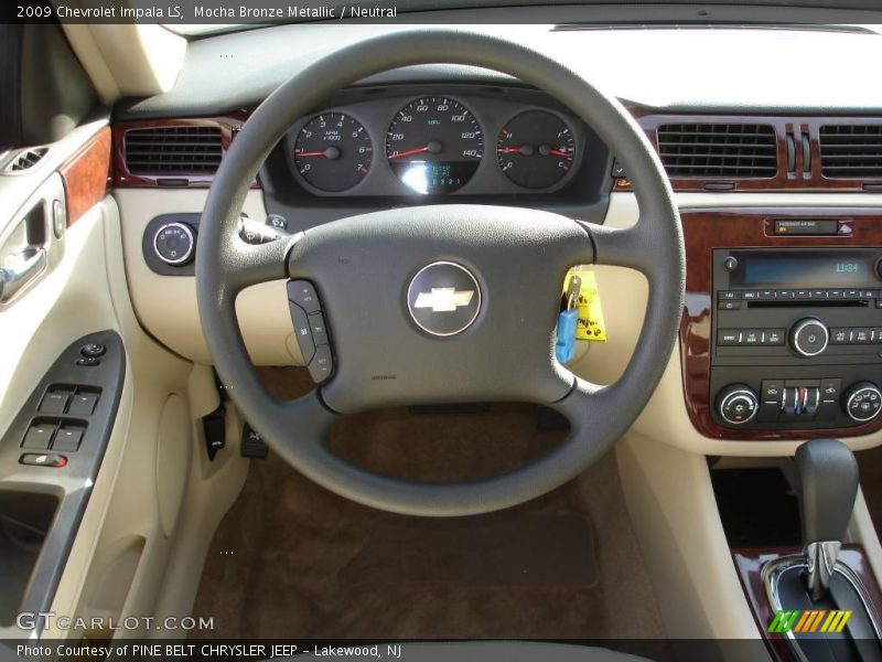 Mocha Bronze Metallic / Neutral 2009 Chevrolet Impala LS