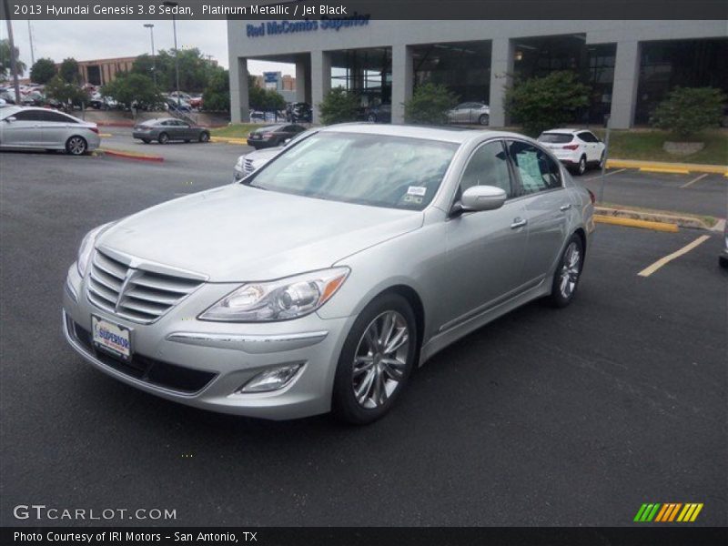 Platinum Metallic / Jet Black 2013 Hyundai Genesis 3.8 Sedan