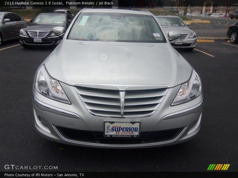 Platinum Metallic / Jet Black 2013 Hyundai Genesis 3.8 Sedan