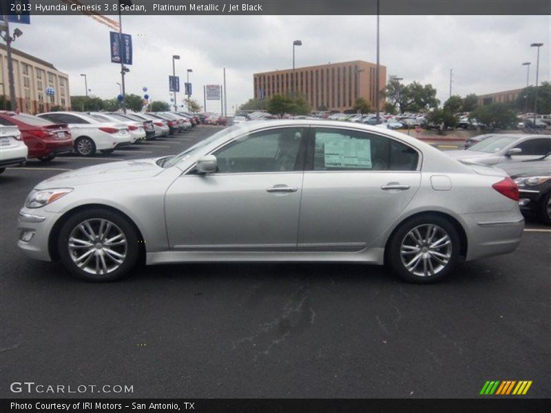 Platinum Metallic / Jet Black 2013 Hyundai Genesis 3.8 Sedan