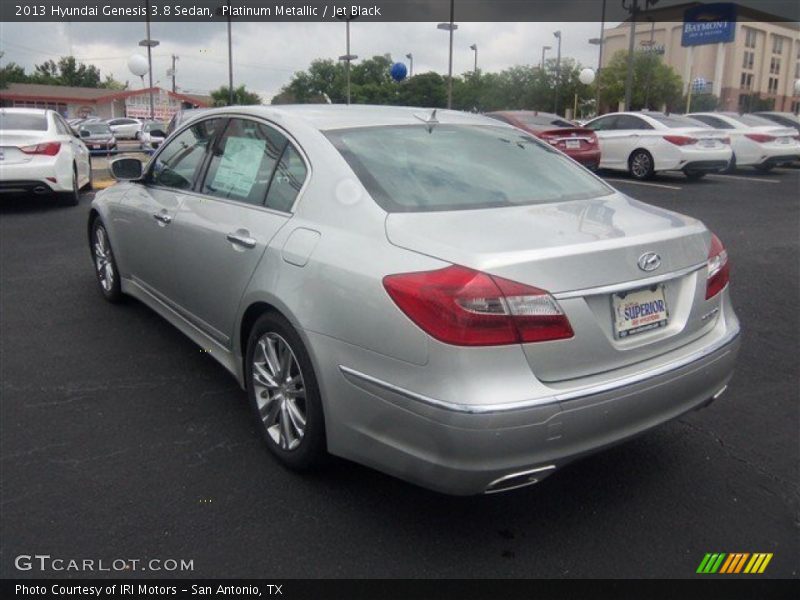 Platinum Metallic / Jet Black 2013 Hyundai Genesis 3.8 Sedan