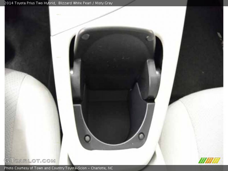 Blizzard White Pearl / Misty Gray 2014 Toyota Prius Two Hybrid