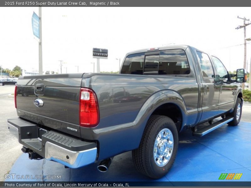 Magnetic / Black 2015 Ford F250 Super Duty Lariat Crew Cab