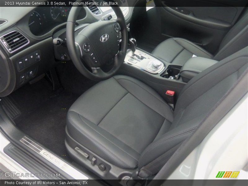 Platinum Metallic / Jet Black 2013 Hyundai Genesis 3.8 Sedan