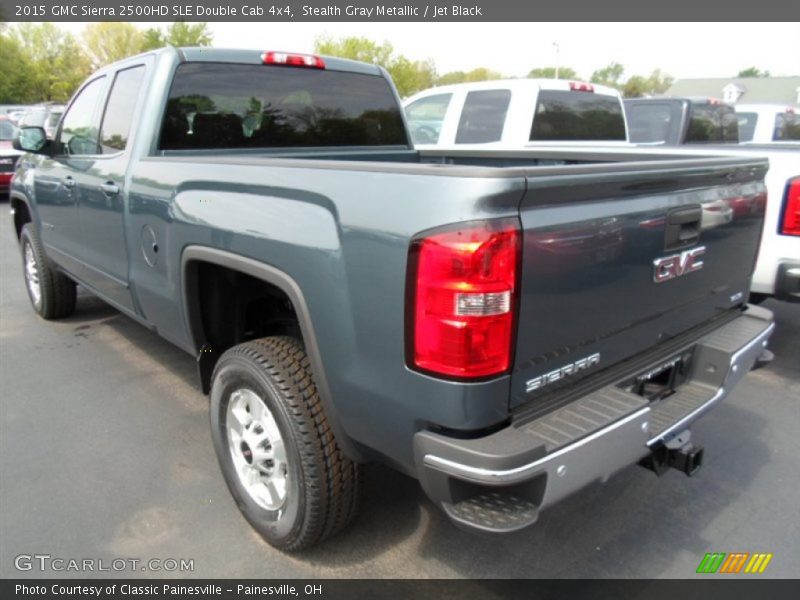 Stealth Gray Metallic / Jet Black 2015 GMC Sierra 2500HD SLE Double Cab 4x4