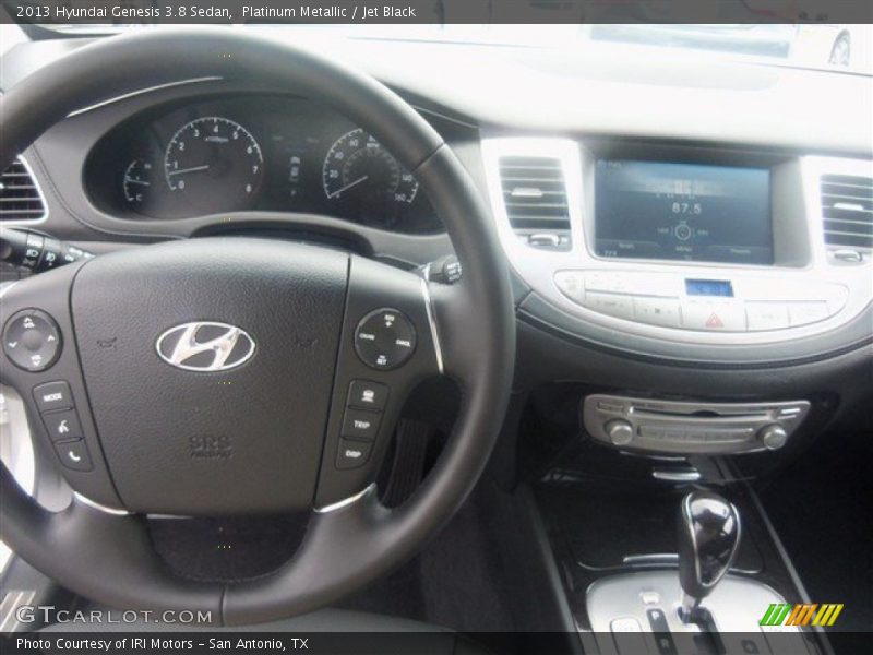 Platinum Metallic / Jet Black 2013 Hyundai Genesis 3.8 Sedan