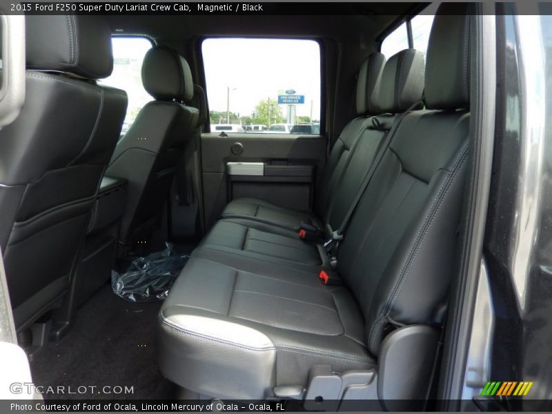 Rear Seat of 2015 F250 Super Duty Lariat Crew Cab
