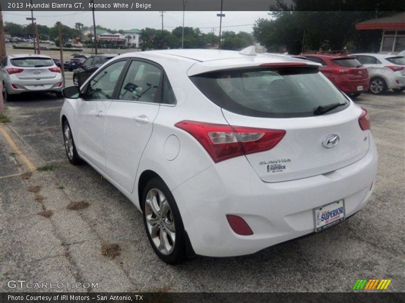 Monaco White / Beige 2013 Hyundai Elantra GT