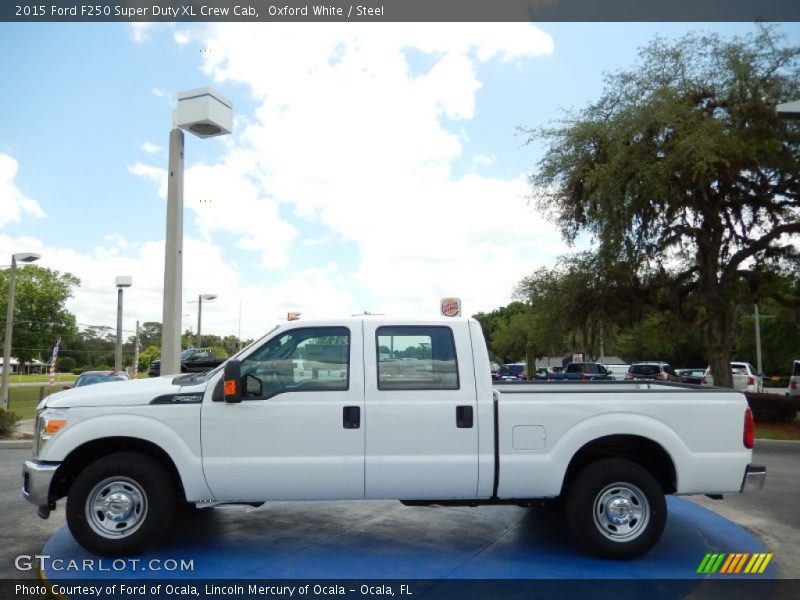 Oxford White / Steel 2015 Ford F250 Super Duty XL Crew Cab