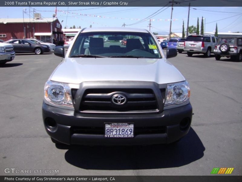 Silver Streak Mica / Graphite Gray 2008 Toyota Tacoma Regular Cab