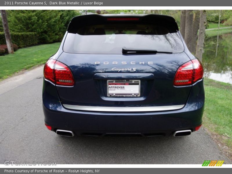 Dark Blue Metallic / Luxor Beige 2011 Porsche Cayenne S