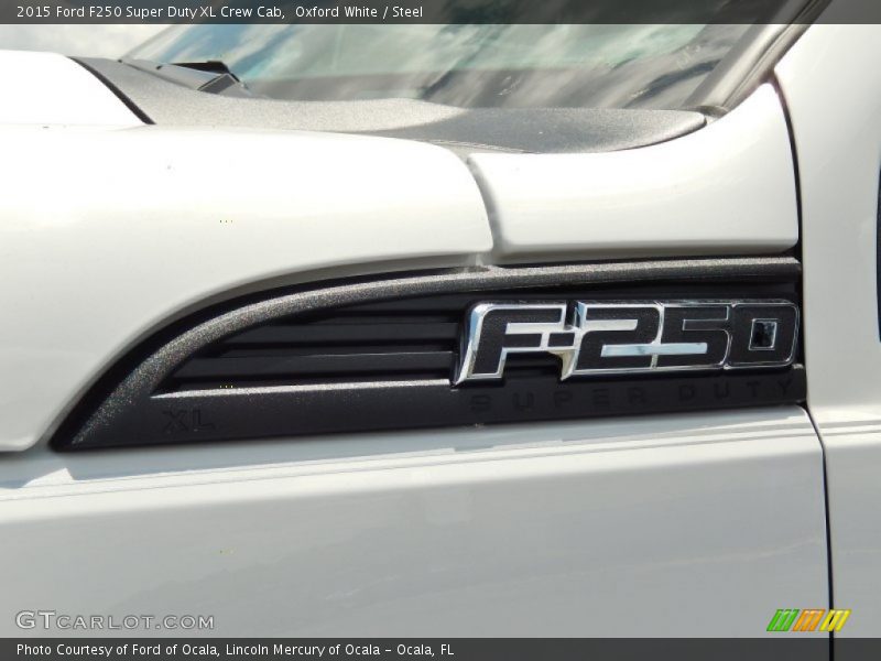 Oxford White / Steel 2015 Ford F250 Super Duty XL Crew Cab