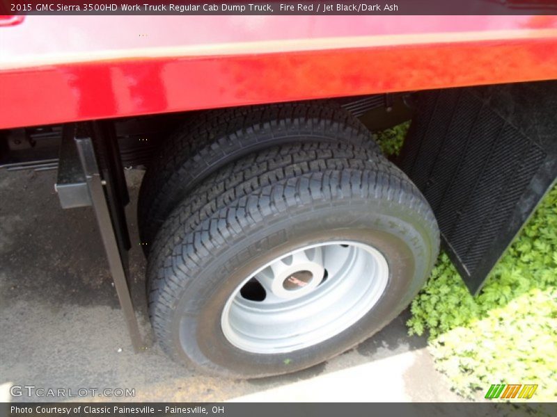 Fire Red / Jet Black/Dark Ash 2015 GMC Sierra 3500HD Work Truck Regular Cab Dump Truck