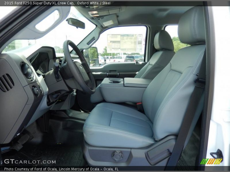 Oxford White / Steel 2015 Ford F250 Super Duty XL Crew Cab