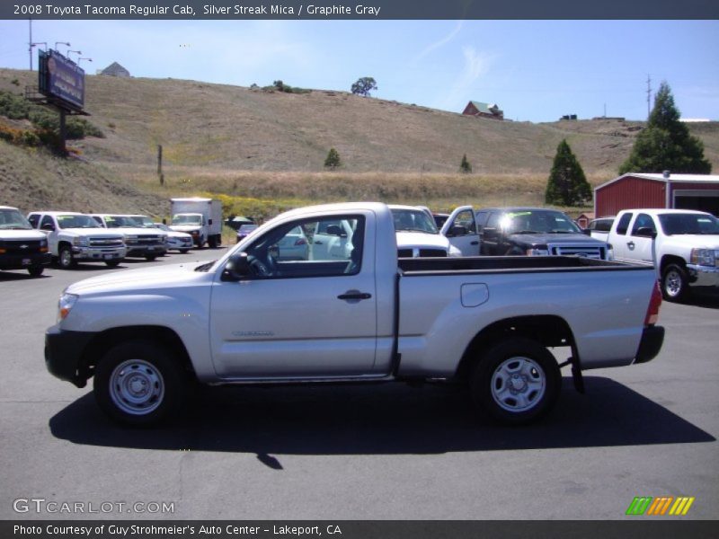 Silver Streak Mica / Graphite Gray 2008 Toyota Tacoma Regular Cab