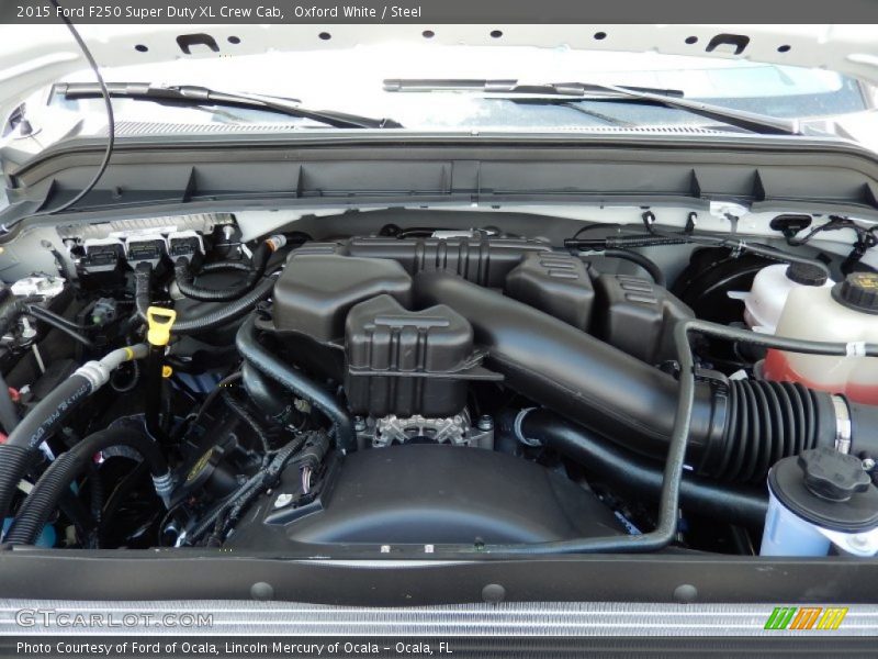 Oxford White / Steel 2015 Ford F250 Super Duty XL Crew Cab