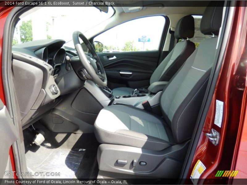 Sunset / Charcoal Black 2014 Ford Escape SE 1.6L EcoBoost