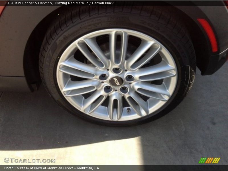 Blazing Red Metallic / Carbon Black 2014 Mini Cooper S Hardtop
