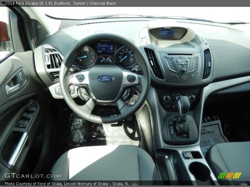 Sunset / Charcoal Black 2014 Ford Escape SE 1.6L EcoBoost