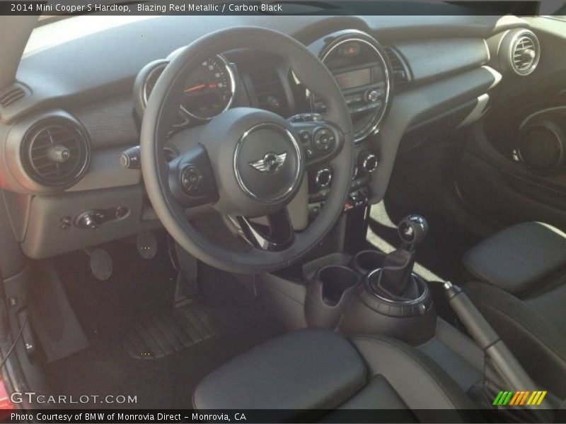 Blazing Red Metallic / Carbon Black 2014 Mini Cooper S Hardtop