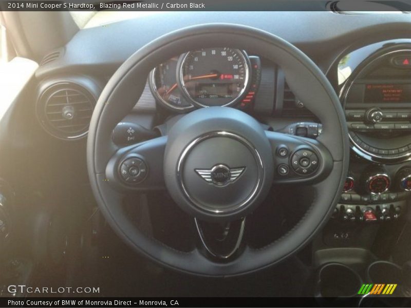 Blazing Red Metallic / Carbon Black 2014 Mini Cooper S Hardtop